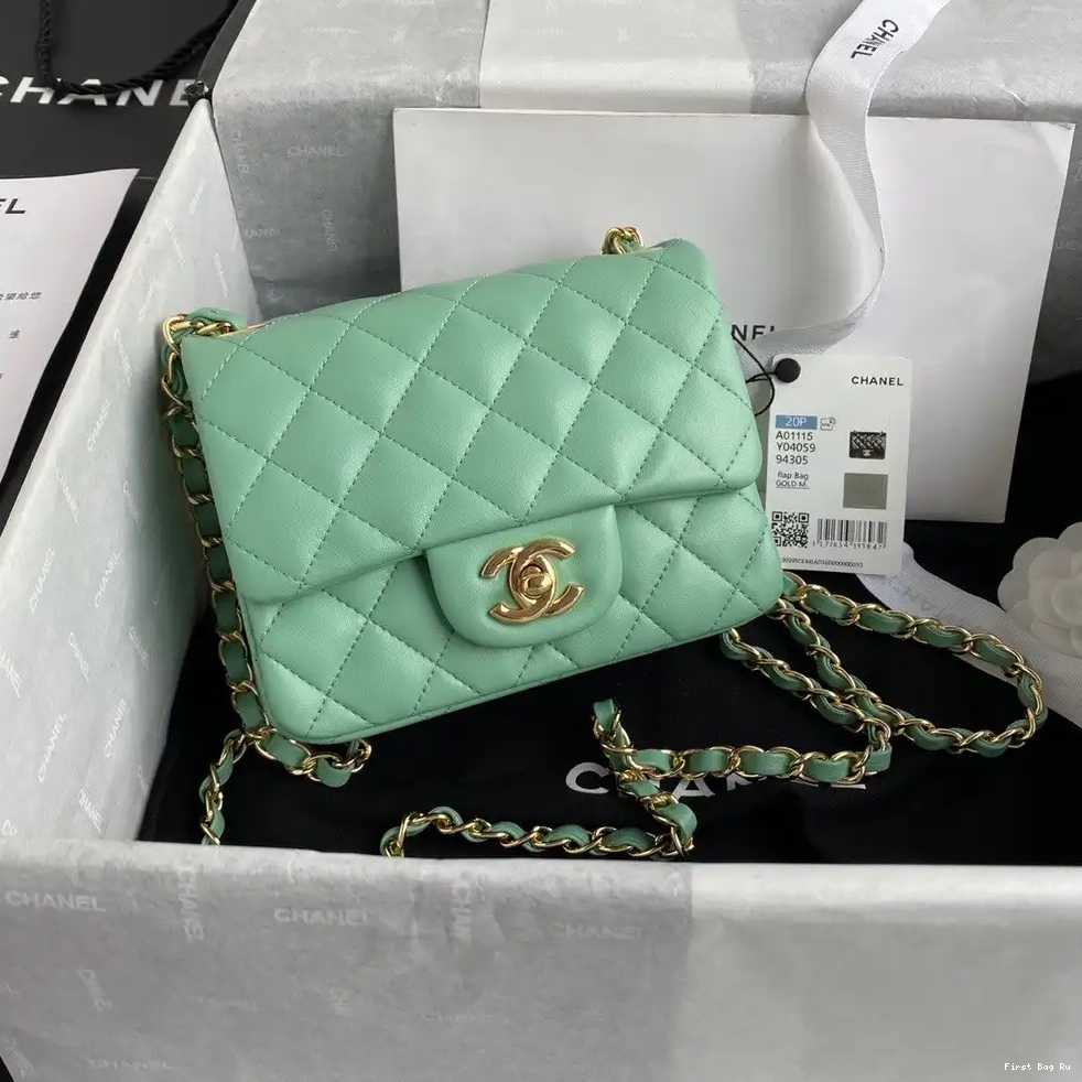 First Bag Ru CHANEL FLAP 17CM BAG 0607